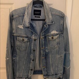 Scotch & Soda Distressed Vintage Denim Jacket Size M